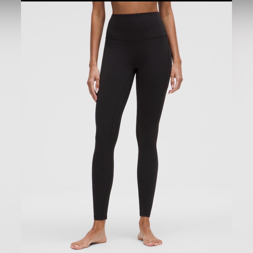 NWT Lululemon Align High-Rise Leggings Pants With Pockets 28”, black, 6 - Picture 2 of 6